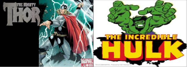 Thor & Hulk Adjectives